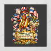 250. Jubiläum der Unabhängigkeit der USA-Feier Programm (Vorderseite)