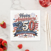 250. Jubiläum der USA Serviette (Beispiel)