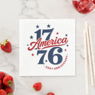 250. Jubiläum der USA Serviette