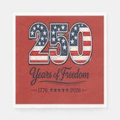 250. Jubiläum der USA Serviette (Vorderseite)