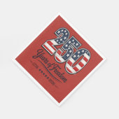 250. Jubiläum der USA Serviette (Ecke)