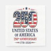 250. Jubiläum der USA Serviette (Vorderseite)