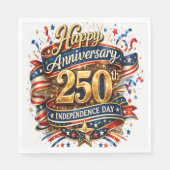 250. Jubiläum der USA Serviette (Vorderseite)
