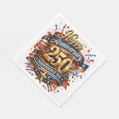 250. Jubiläum der USA Serviette (Ecke)