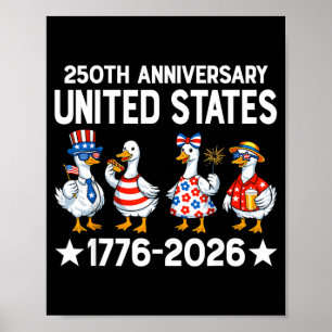 250. Jubiläum der Vereinigten Staaten von Amerika  Poster