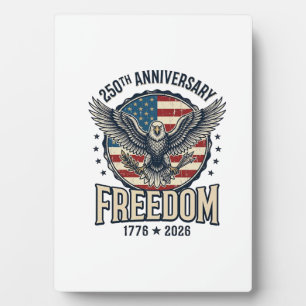 250. Jubiläum Freedom Eagle Patriotisches Vintage  Fotoplatte