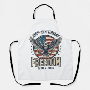 250. Jubiläum Freedom Eagle Patriotisches Vintage Schürze