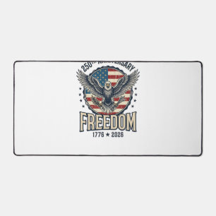 250. Jubiläum Freiheit Adler Patriotisch Vintage Schreibtischunterlage