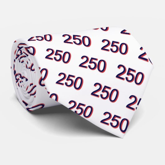 250. Jubiläum Krawatte (Gerollt)