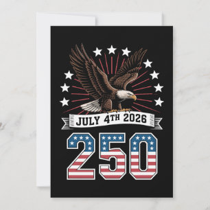 250. Jubiläum Patriotisch 4. Juli 1776 2026 Ankündigung