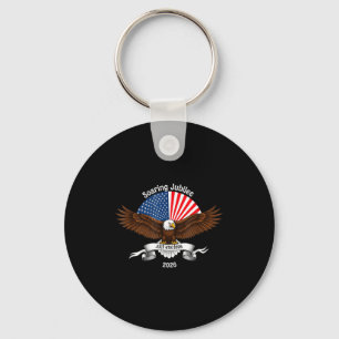 250. Jubiläum patriotisch 4. Juli USA 1776-2026 Schlüsselanhänger