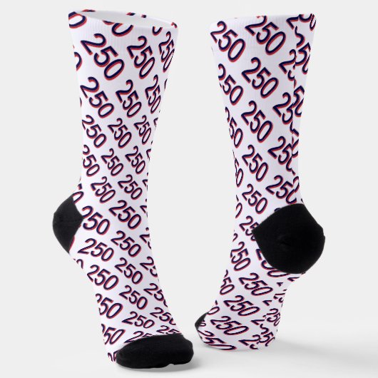 250. Jubiläum Socken (Gewinkelt)