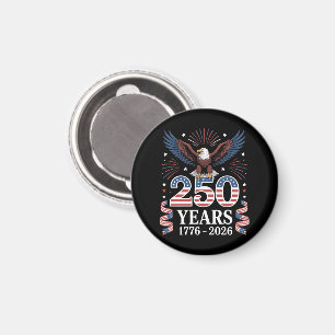 250. Jubiläum USA 1776 2026 Patriotischer Adler  Magnet