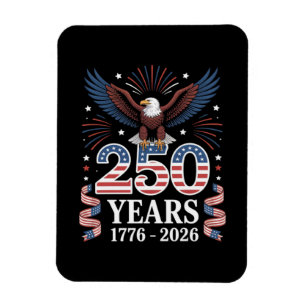 250. Jubiläum USA 1776 2026 Patriotischer Adler Magnet