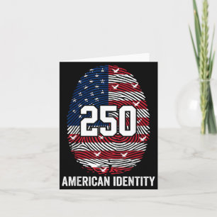 250. Jubiläum USA 1776-2026 Patriotischer Amerikan Karte