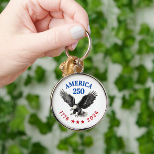 250. Jubiläum USA 2026 Weißkopfseeadler Schlüsselanhänger