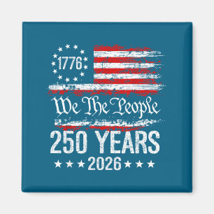 250. Jubiläum USA 250. Amerikanische Kunstwerke Magnet