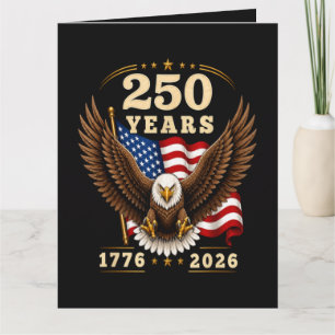 250. Jubiläum USA 250 Jahre 1776-2026 Karte