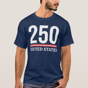 250. Jubiläum USA 250 Vereinigte Staaten Patriotis T-Shirt