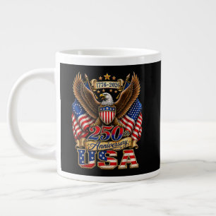 250. Jubiläum USA-Flagge 250 Jahre Amerikanisch Jumbo-Tasse