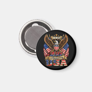250. Jubiläum USA-Flagge 250 Jahre Amerikanisch Magnet