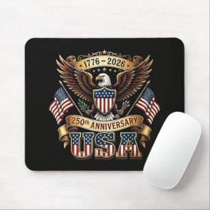 250. Jubiläum USA-Flagge 250 Jahre Amerikanisch Mousepad
