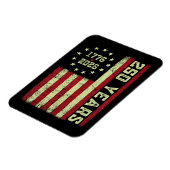 250. Jubiläum USA-Flagge Magnet (Linke Seite)