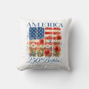 250. Jubiläum USA Frauen 4. Juli Amerika 25 Kissen