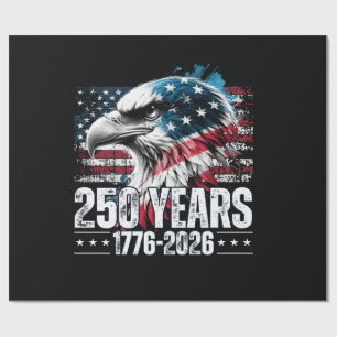 250. Jubiläum USA Geburtstag Langarm Geschenkpapier