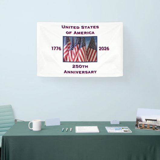 250. Jubiläum USA Patriotic Banner (Messe)