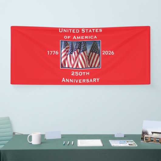 250. Jubiläum USA Patriotic Banner (Messe)