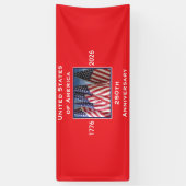 250. Jubiläum USA Patriotic Banner (Vertikal)
