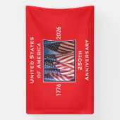 250. Jubiläum USA Patriotic Banner (Vertikal)