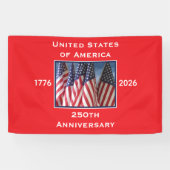 250. Jubiläum USA Patriotic Banner (Horizontal)