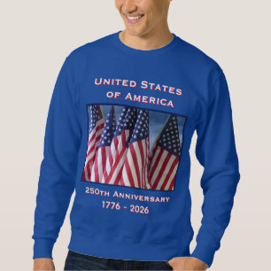 250. Jubiläum USA Patriotic Blue Sweatshirt