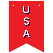 250. Jubiläum USA Patriotic Flags Banner (Erste Fahne)