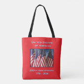 250. Jubiläum USA Patriotic Gedenkfeier Tasche (Rückseite)