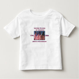 250. Jubiläum USA Patriotic Kleinkind T-shirt