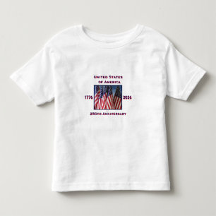 250. Jubiläum USA Patriotic Kleinkind T-shirt