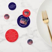 250. Jubiläum USA Patriotic Red Blue Table Konfetti (Gruppe)