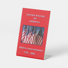 250. Jubiläum USA Patriotic Sockelschild