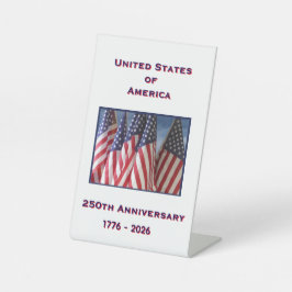 250. Jubiläum USA Patriotic Sockelschild