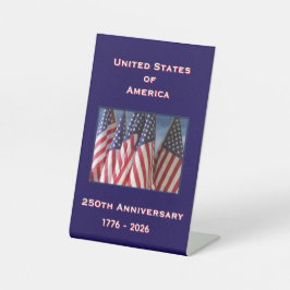 250. Jubiläum USA Patriotic Sockelschild