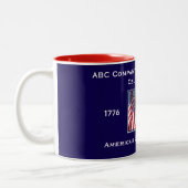 250. Jubiläum USA Patriotic Zweifarbige Tasse (Links)