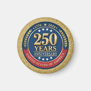 250. Jubiläum USA Patriotisch 1776–2026 Magnet