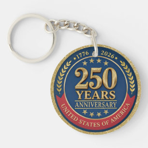 250. Jubiläum USA Patriotisch 1776–2026 Schlüsselanhänger