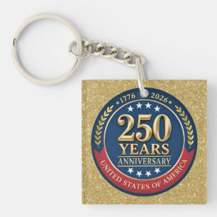 250. Jubiläum USA Patriotisch 1776–2026 Schlüsselanhänger
