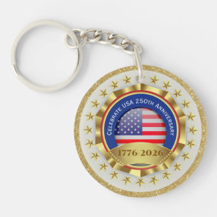 250. Jubiläum USA Patriotisch 1776–2026 Schlüsselanhänger