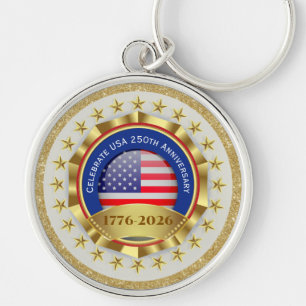 250. Jubiläum USA Patriotisch 1776–2026 Schlüsselanhänger