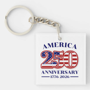 250. Jubiläum USA Patriotisch 1776–2026 Schlüsselanhänger